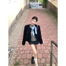 批发七颗虾滑毛呢外套2025秋冬新款女小香风千金<b class='q'>短</b>款今年流行爆款上衣