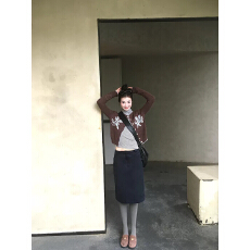 批发韩系复古丘比特提花单排扣<b class='q'>毛衣</b>外套<b class='q'>女</b>装冬季休闲气质百搭上衣