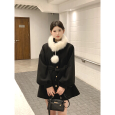 批发韩系立领<b class='q'>毛呢</b><b class='q'>外套女</b>秋冬季2025年加厚小个子呢子大衣