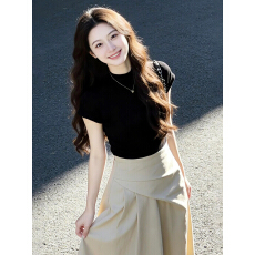 批发小个子气质<b class='q'>连衣裙</b>女早春2026新款巨好看初夏韩系穿搭一整套装长裙