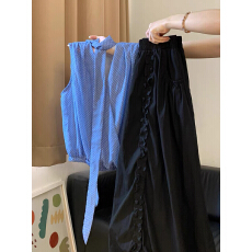 批发独特绝美小套装韩系波点<b class='q'>背心</b>花苞半身裙子女夏季两件套装减龄穿搭