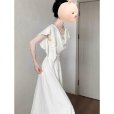 批发法式复古黑白格纹不规则<b class='q'>连衣裙</b>子女夏季2026新款绝美漂亮收腰短裙
