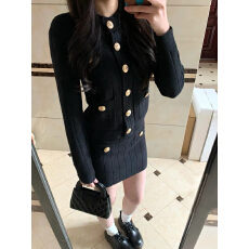 批发小香风千金miu系针织套装连衣裙子女早<b class='q'>春</b>季2026新款巨好看一整套