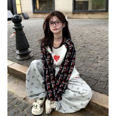 批发实价 原版做工 19支220克纯棉  长袖T恤女