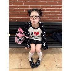 批发实价 #二本针线# 原版做工 19支220克纯棉 长袖T恤女