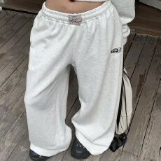 批发薄款 高质量 原版做工 纯棉华棉复合 阔腿裤女