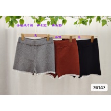 批发纯色韩版辣妹针织麻丝拼接<b class='q'>打底</b><b class='q'>短裤</b>显瘦修身性感外穿休闲百搭裤子