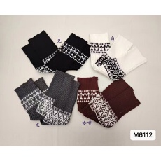 批发韩系<b class='q'>袜套</b>女款秋冬季费尔岛森系堆堆袜保暖加厚复古灰色小腿套袜子