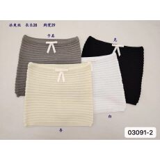 批发夏季新款性感辣妹蝴蝶结抹胸纹理针织高腰抹胸