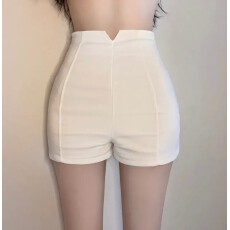 批发现一货   韩国chic短裤女2026夏款弹性高腰显瘦外穿打底百搭靴裤