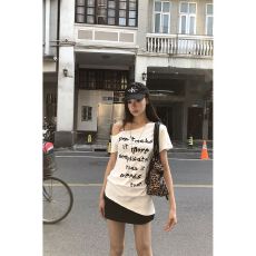 批发1x1随心裁 短袖t恤女2026新款爆款<b class='q'>夏季</b>修身辣妹显瘦白色露肩