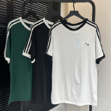 批发经典长春藤插肩袖<b class='q'>T</b><b class='q'>恤</b>女 情侣短袖夏季新款宽松<b class='q'>运动服</b>男半袖