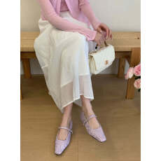 批发2026早春新款韩版气质款简约百搭方头软底舒适内增高单鞋