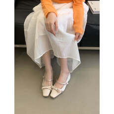 批发2026早春新款<b class='q'>韩版</b>气质蝴蝶结一脚蹬软底内增高单鞋