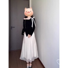 批发韩系复古荡领长袖t恤女早秋修身拼接<b class='q'>蕾丝</b>设计感休闲百搭气质上衣