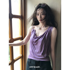批发韩版吊带背心女装2026新款夏季外穿独特超好看修身<b class='q'>无袖</b>百搭小上衣