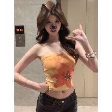 批发40支纯棉220克 夏季美式<b class='q'>街头</b>印花吊带背心修身bf风潮品