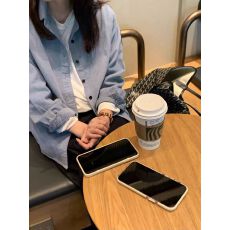 批发气质复古灯芯绒衬衫女法式叠穿内搭衬衣外套宽松休闲遮肉长袖上衣