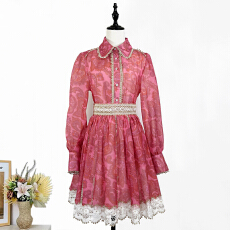 批发实拍高品质2026春夏长袖翻领衬衣+高腰半身裙套装蕾丝连衣裙套装