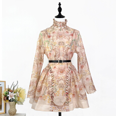 批发实拍澳洲26春夏成衣新款重工蝴蝶结珠饰细节迷你蓬蓬连衣裙短裙