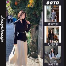 批发2025年高级感气质西装<b class='q'>外套</b>女秋季新款百搭<b class='q'>休闲</b>显瘦上衣修身西服