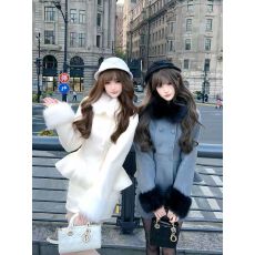 批发入冬<b class='q'>气质</b>高级新款小香风千金感收腰毛呢<b class='q'>外套</b>上衣长袖半身裙套装女