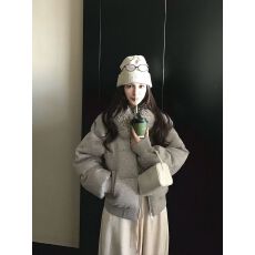 批发时髦气质保暖毛领面包服外套冬季超看好的<b class='q'>休闲</b>百搭短款棉衣棉袄