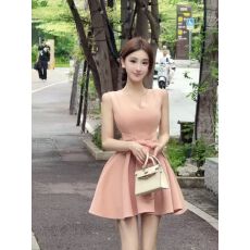 批发法式时髦千金风连衣裙气质夏季设计收腰大码mm生日显瘦<b class='q'>蓬蓬</b><b class='q'>短裙</b>女