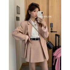 批发休闲西装外套女2026秋季新款小个子慵懒风西服气质<b class='q'>名媛</b>高级感上衣