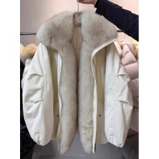 批发上架72小时有货-独特漂亮毛领派克服女2025冬装保暖棉服厚外套