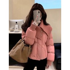 批发上架72小时有货-棉服女款冬<b class='q'>短款</b>小个子针织棉袄巨好看的深冬外套