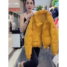 批发上架72小时有货-巨好看韩系黄色面包服加厚保暖棉服冬装短款外套