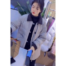 批发上架72小时有货-翻领棉服女2026新款保暖棉衣流行洋气高级感外套