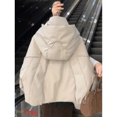 批发上架72小时有货-韩系连帽短款棉服女款2026新款棉袄保暖冬季外套