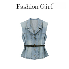 批发上架72小时有货-一整套韩里韩气穿搭<b class='q'>牛仔</b>衬衫<b class='q'>连衣裙</b>两件套装2026