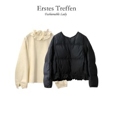 批发上架72小时有货-冬季新款棉服女黑色显瘦百搭短款外套面包服棉衣