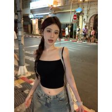 批发带胸垫 多巴胺<b class='q'>吊带</b><b class='q'>背心</b>女内搭夏季泰式辣妹抹胸外穿<b class='q'>打底</b>上衣