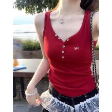 批发人棉260克<b class='q'>吊带</b><b class='q'>背心</b>女带胸垫内搭修身显瘦<b class='q'>打底</b>美背上衣