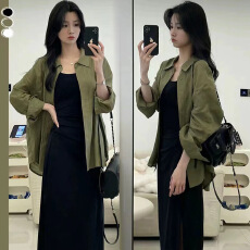 孕妇装春装新款气质显瘦衬衣+设计感下摆连衣裙宽松孕妇套装