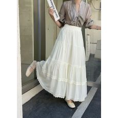 批发白色<b class='q'>半身</b>裙女春季蛋糕裙女2026今年流行的爆款伞裙蕾丝仙女<b class='q'>长裙</b>