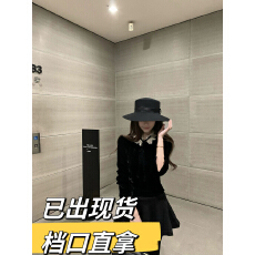 批发Wuuus <b class='q'>巴洛克</b>丝绒组 法式中古蕾丝 可拆卸领口 衬衫/<b class='q'>连衣裙</b>