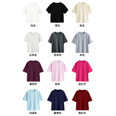 批发河北光版200克纯棉<b class='q'>童装</b>三本针儿童<b class='q'>短袖</b>T恤衫 （本价不含税）