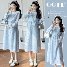 批发实拍 2026春夏新款连衣裙透气舒适可爱蓝色小马图案