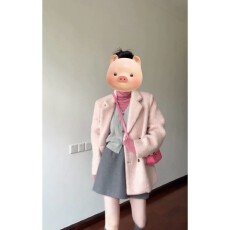 批发加厚深冬独特超好看呢子大衣女入冬季2025新款毛呢外套高级感短款