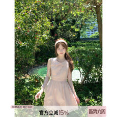 批发孔真烦呐 甜美风<b class='q'>短裙</b><b class='q'>蕾丝</b>刺绣连衣裙女2026新款夏季收腰娃娃裙子