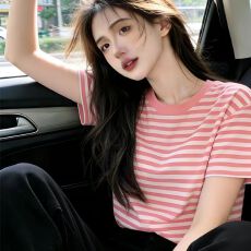 批发2026新款夏季短袖<b class='q'>中长款</b><b class='q'>T</b><b class='q'>恤</b>