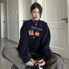 仿棉华棉 全消光不起球复合牛奶丝300克复合银狐绒400克圆领卫衣