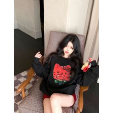 批发仿棉华棉 全消光不起球复合牛奶丝300克复合银狐绒400克圆领卫衣