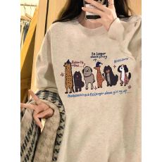 批发仿棉华棉 全消光不起球复合牛奶丝300克复合银狐绒400克圆领卫衣