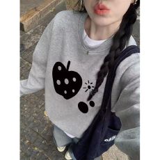 批发仿棉华棉 全消光不起球复合牛奶丝300克复合银狐绒400克圆领卫衣